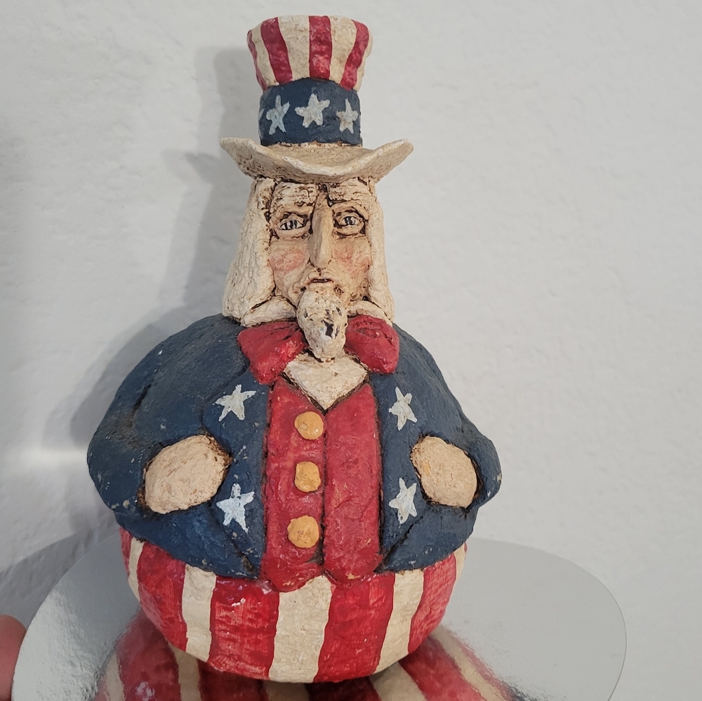 4th Of July USA Americana Roly Poly Primitive Patriotic Uncle Sam RolyPoly